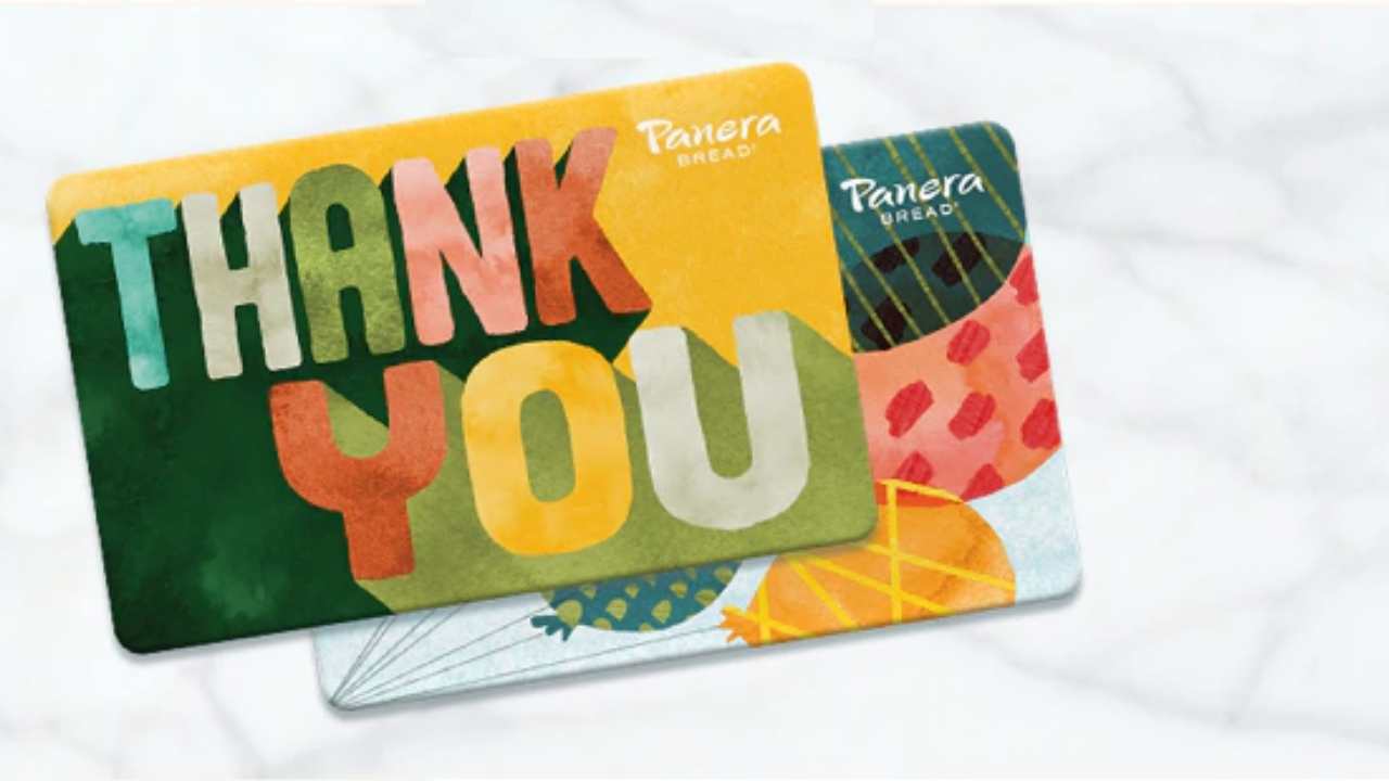 panera bread gift card