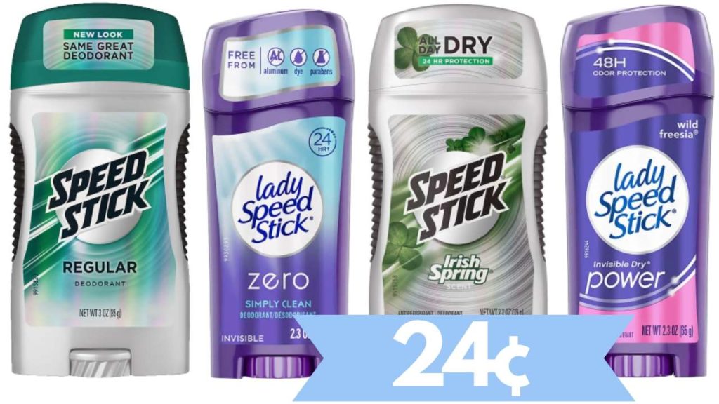 speed stick deodorants