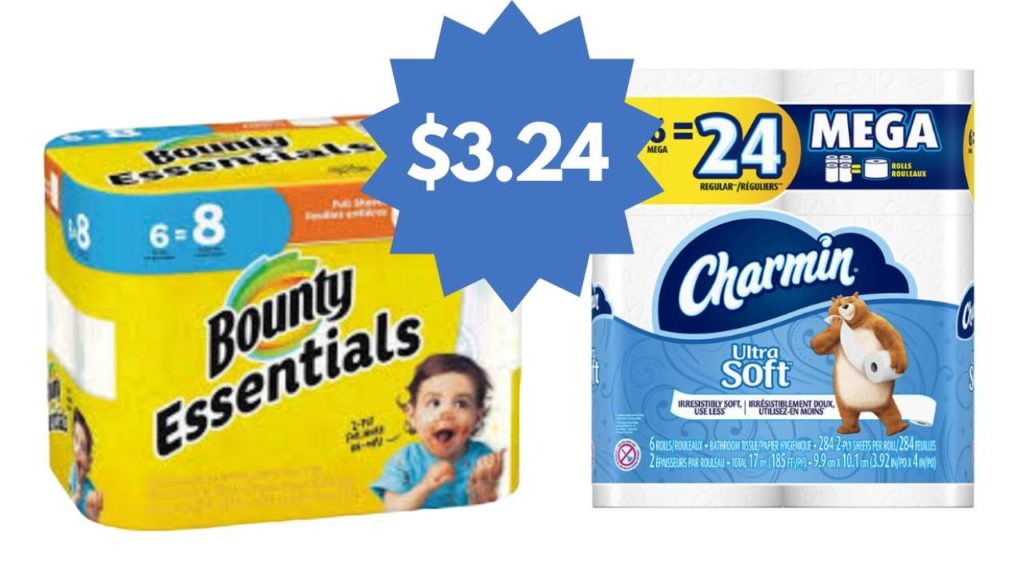 charmin and bounty paper products