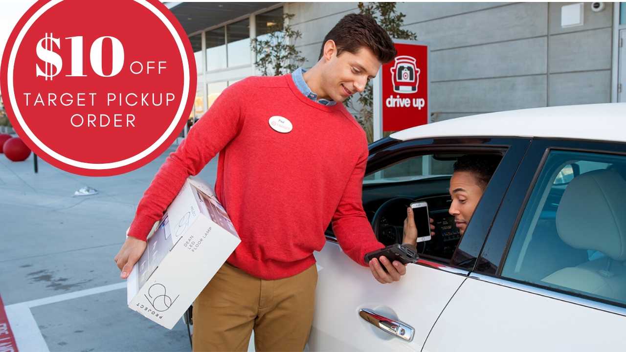 10 off any 50+ Target Pick Up or Drive Up Order Wed. to Sat