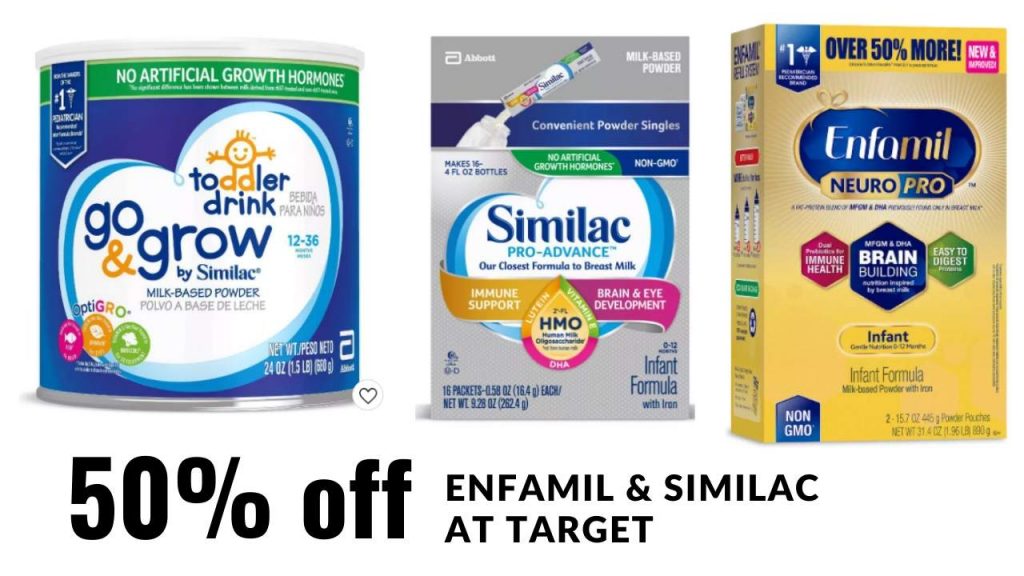 50 off Enfamil & Similac at Target! Southern Savers