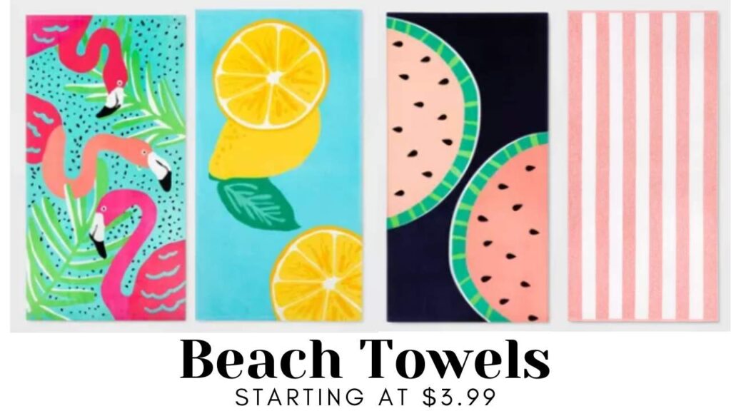 Beach Towels for 3.99 at Target! Southern Savers
