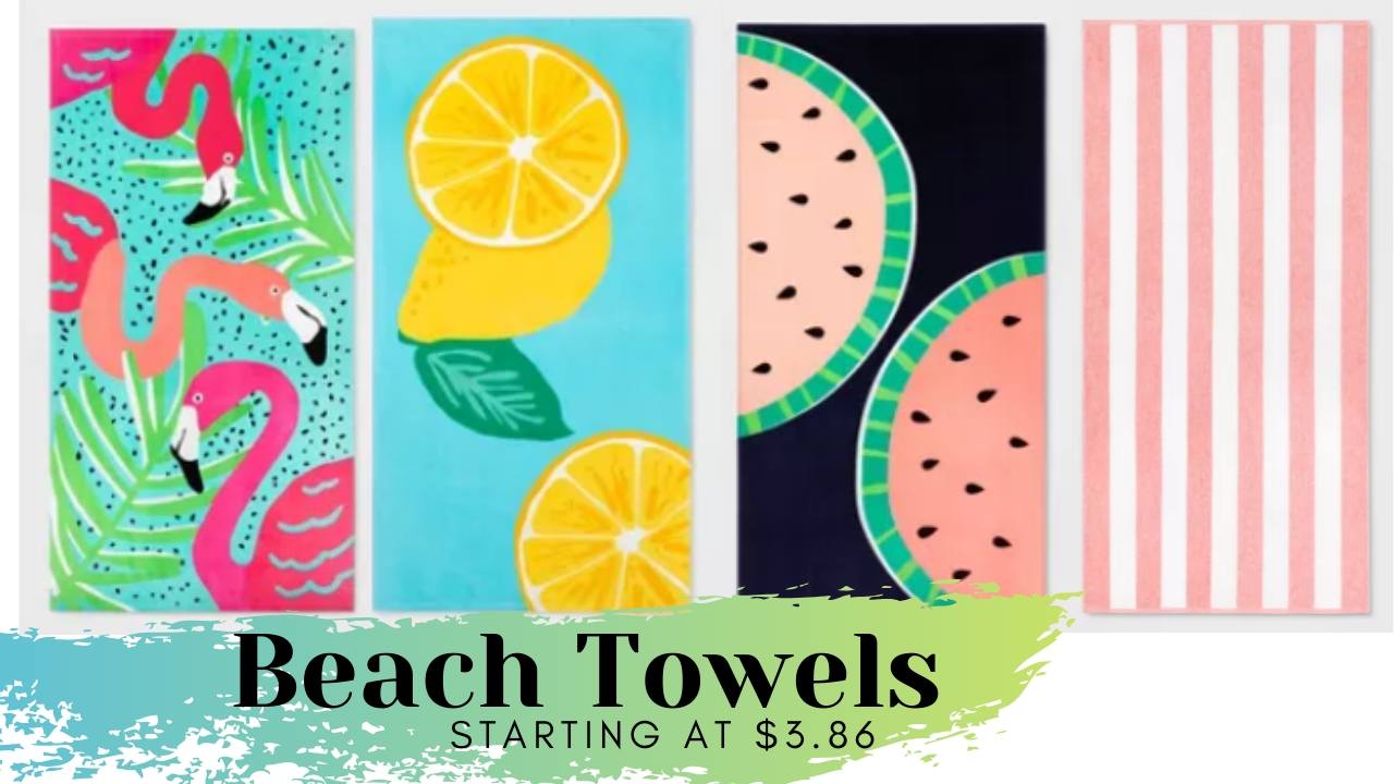 Beach Towels for 3.86 at Target! Southern Savers