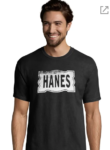 hanes men's tee