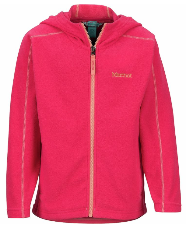 marmot girls fleece jacket