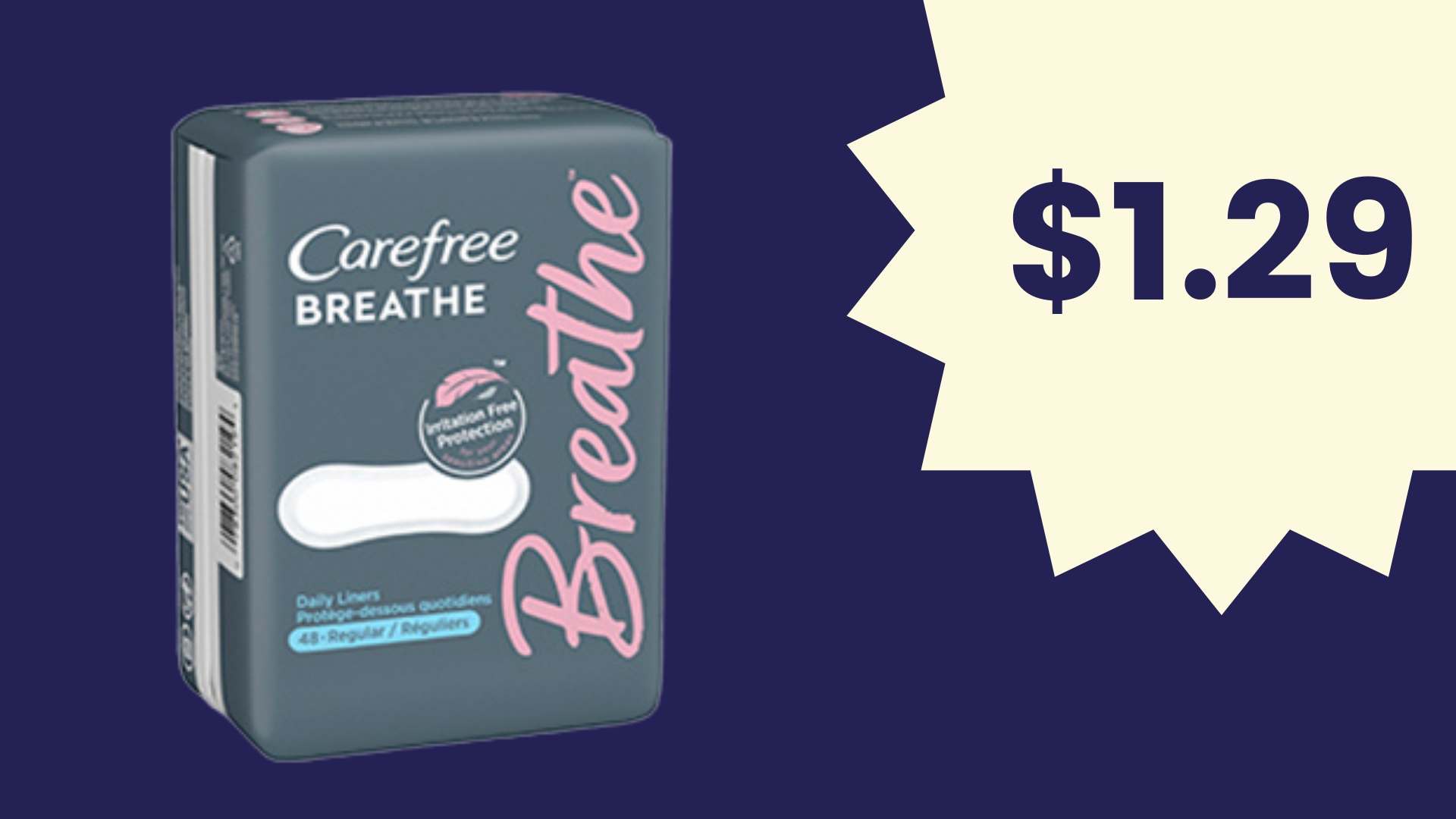 New Printable Coupon Get Carefree Liners for 1.29 Southern Savers