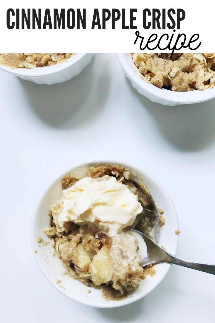 Cinnamon Apple Crisp Recipe for Four