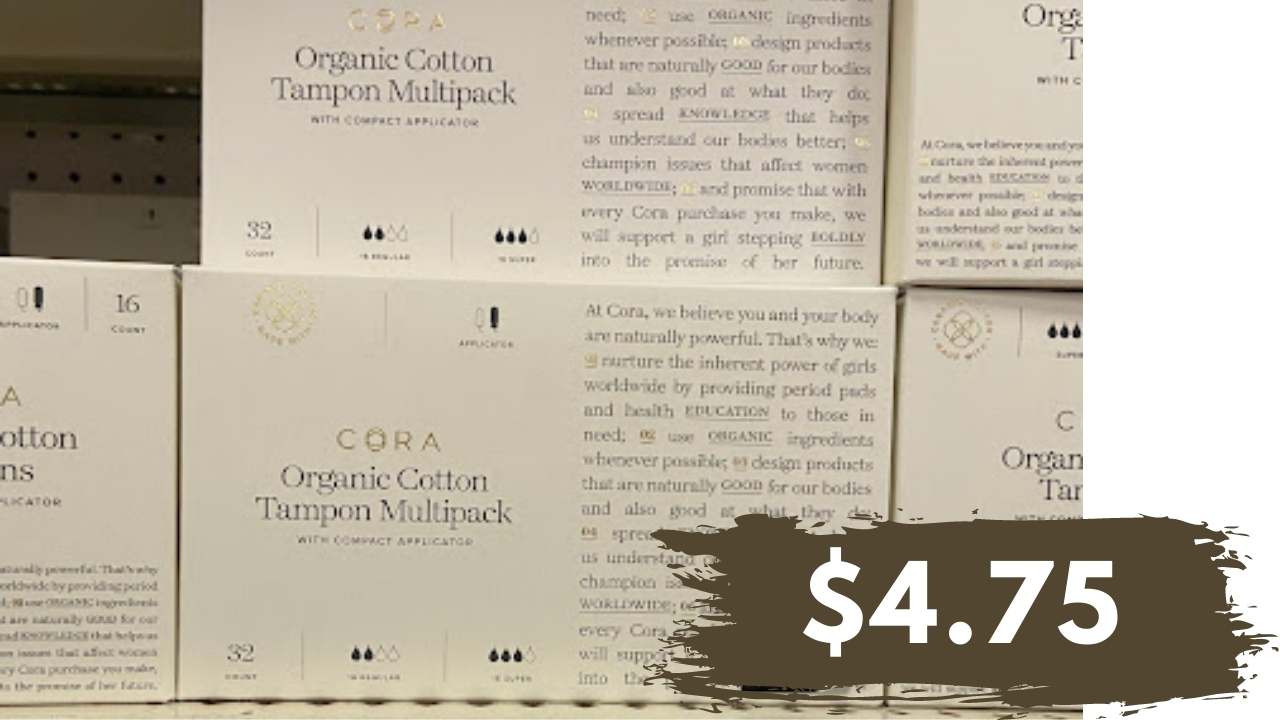 Stack Deals at Target to Get Cora Organic Tampons for 4.75 Southern
