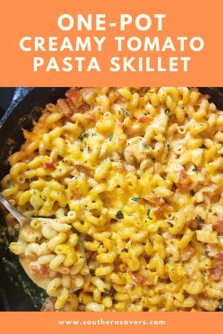 One-Pot Creamy Tomato Pasta Skillet