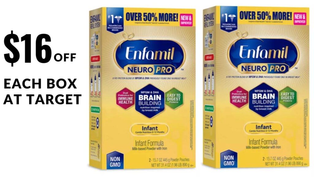16 off Enfamil Formula at Target + Free Shipping Southern Savers