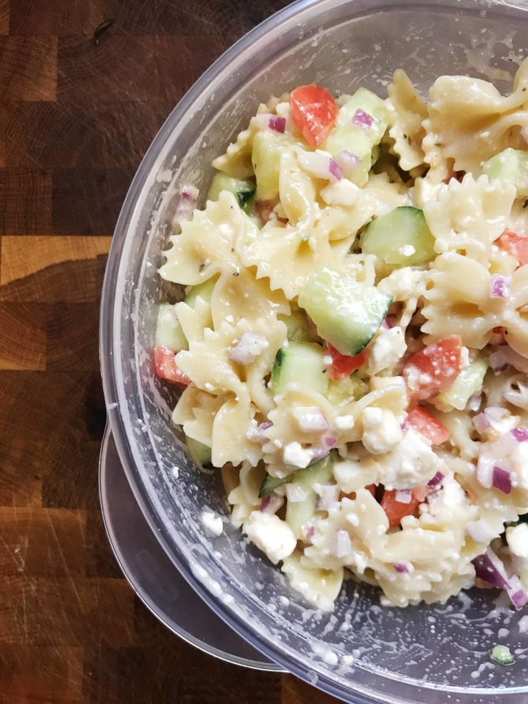 Frugal Recipe: Greek Pasta Salad