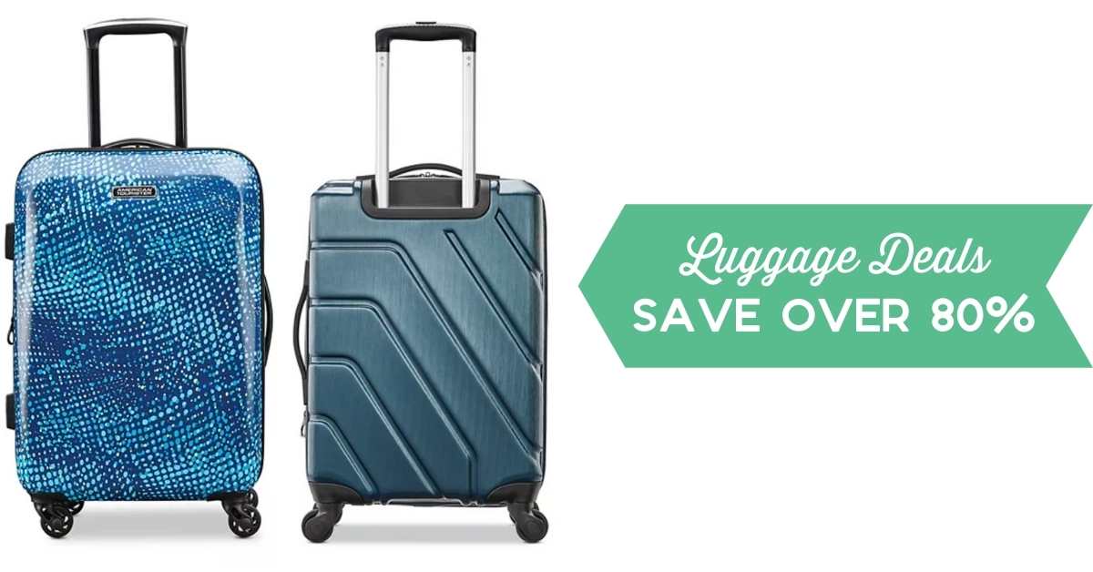 kohls luggage deals