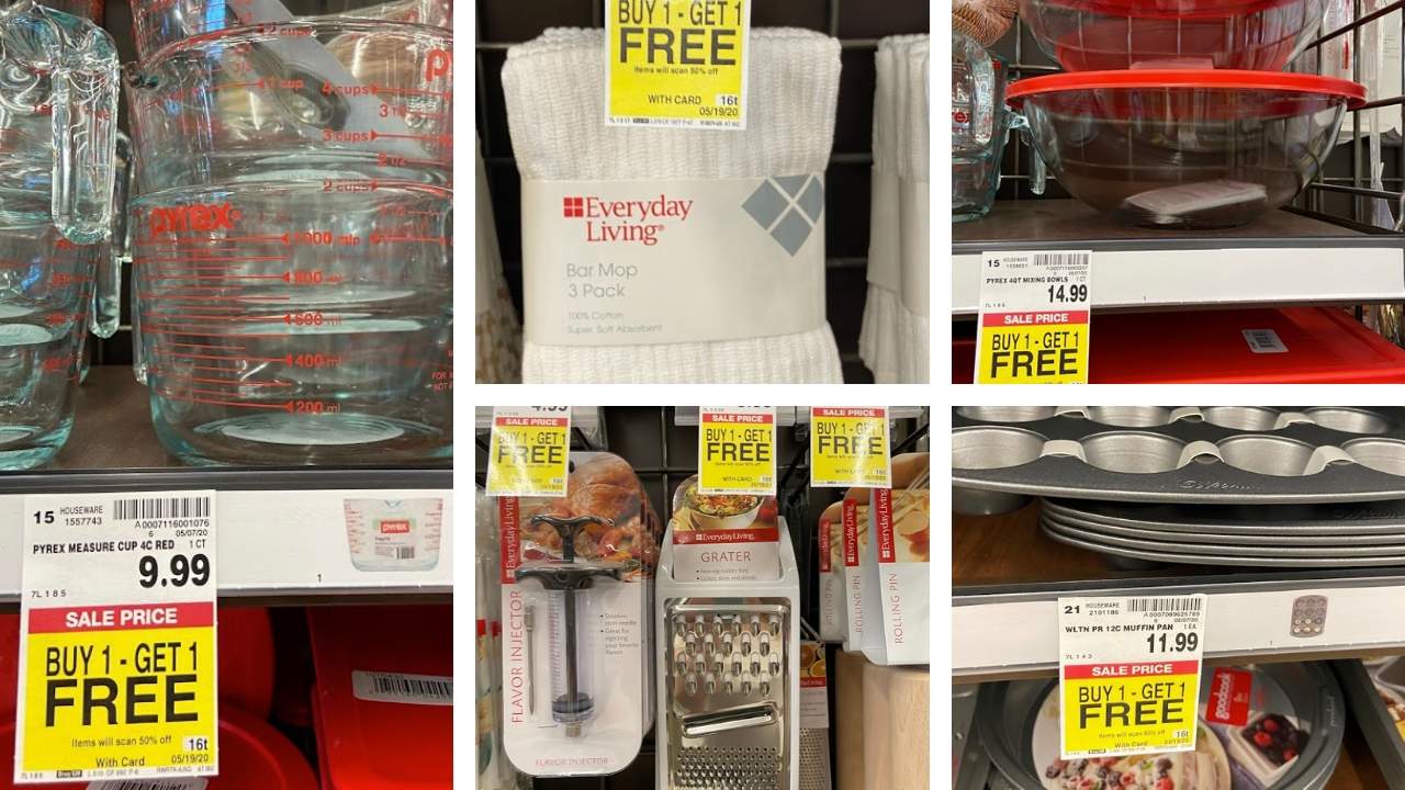 BOGO Pyrex & Kitchen Gadgets at Kroger Southern Savers