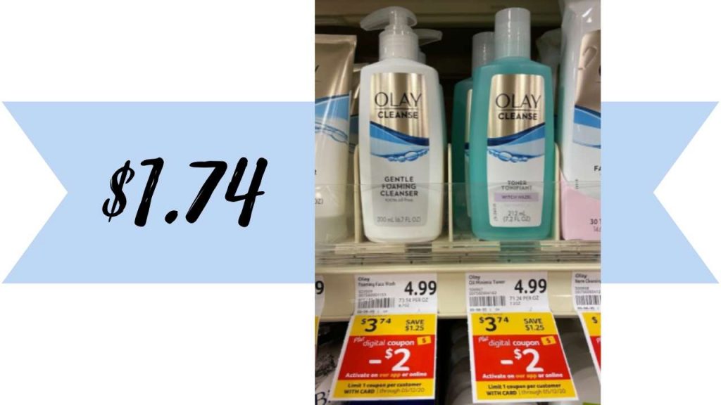 olay gentle foaming cleanser