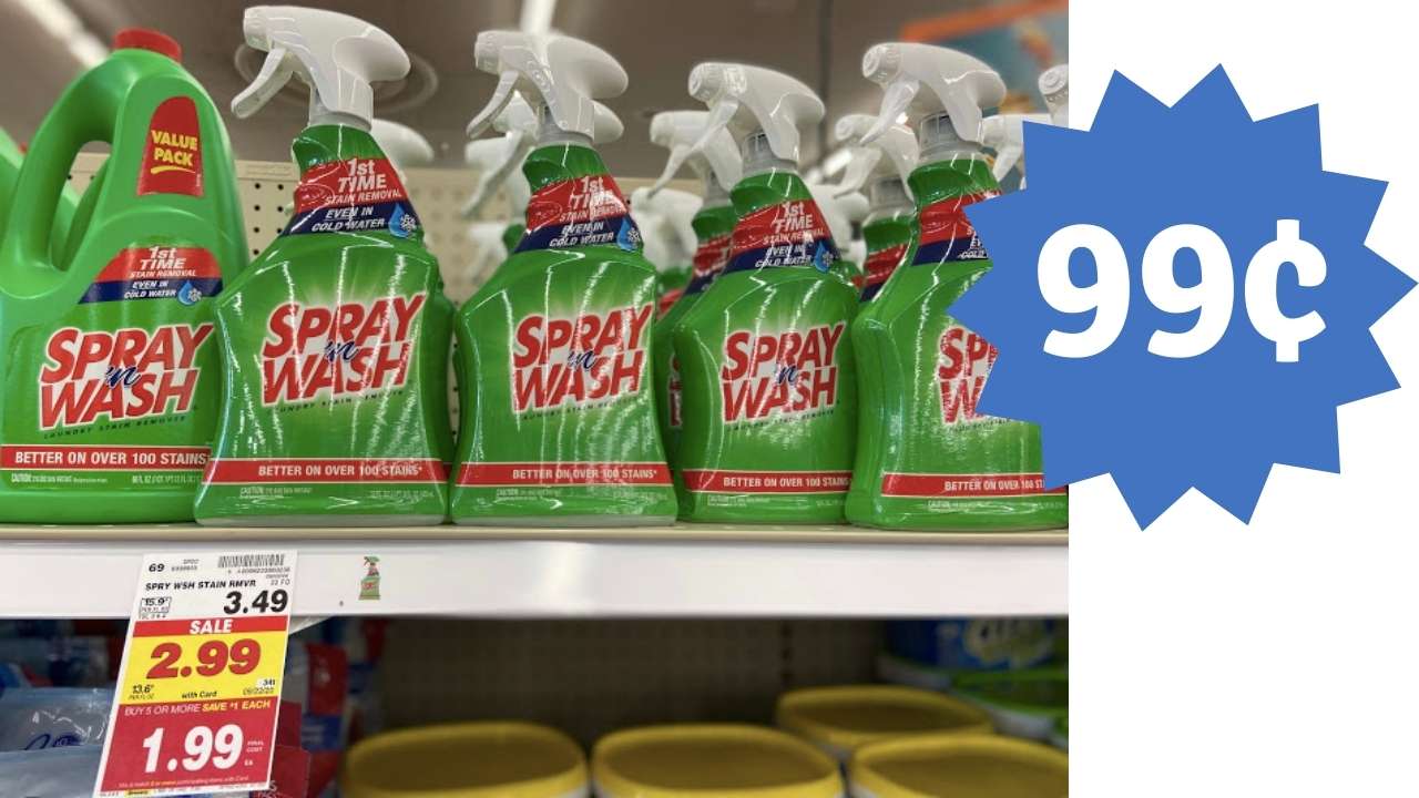 99¢ Spray 'n Wash Stain Remover  Kroger Mega Deal :: Southern Savers