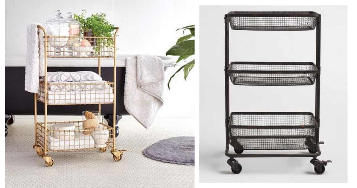 world market rolling storage carts