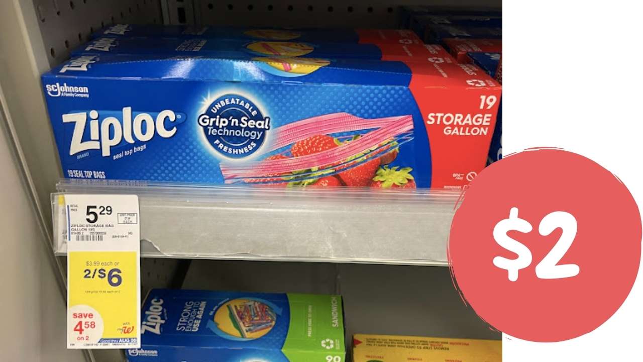Use Stacking Deals at Walgreens to Get Ziploc Bags for 2 Southern