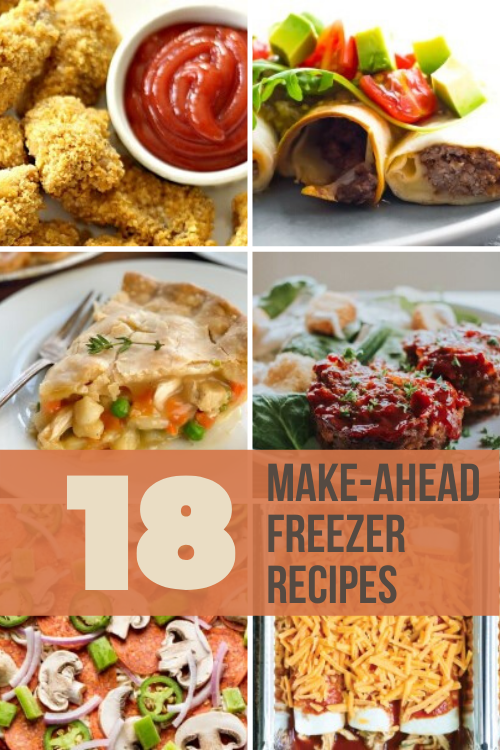 Make your life easier by stocking your freezer with food for the future! Each of these 18 make ahead freezer recipes is delicious and kid-friendly!