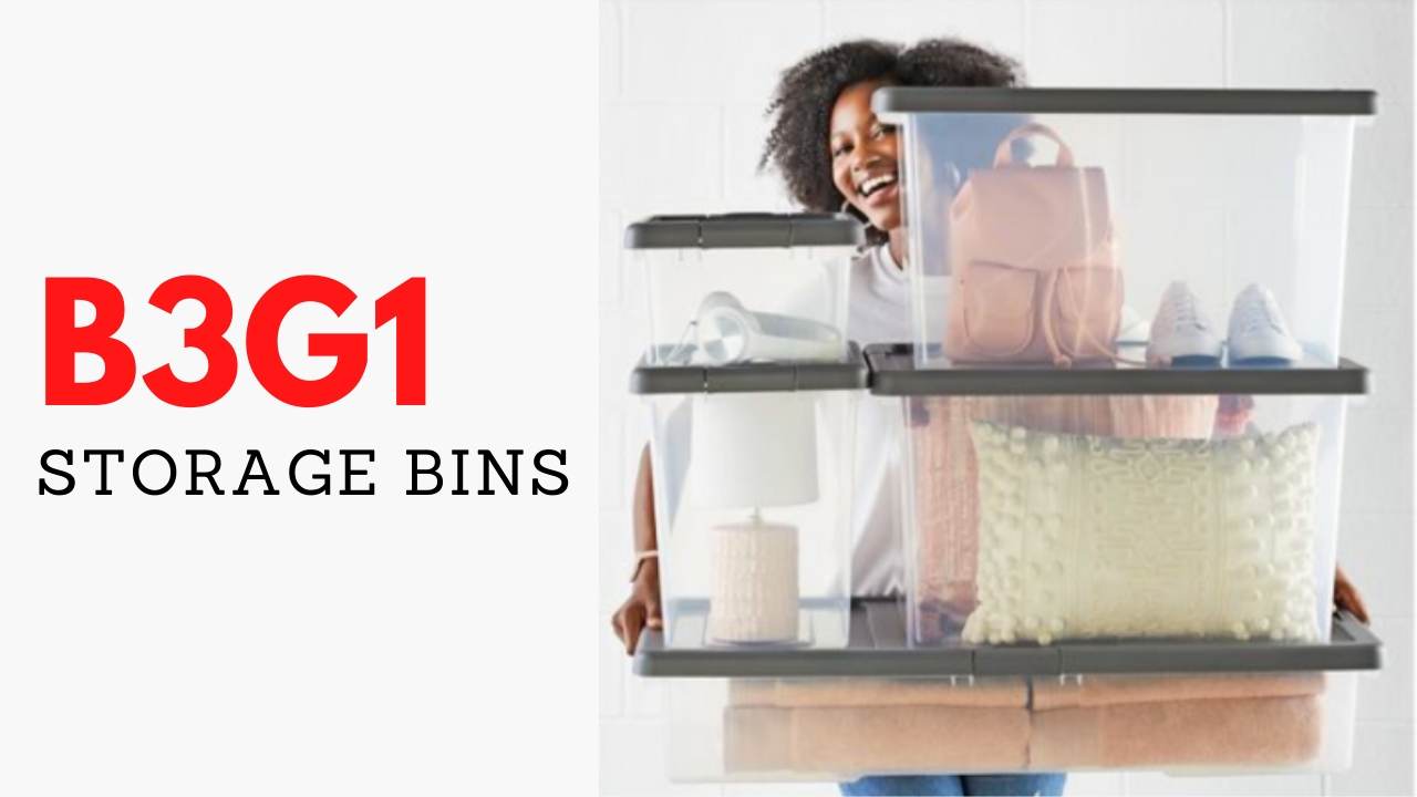 B3G1 Storage Bins at Target Southern Savers