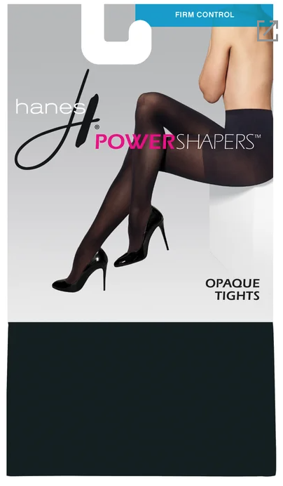 hanes opaque tights
