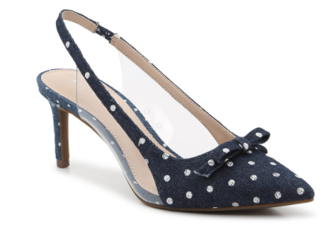 dsw polka dot pump
