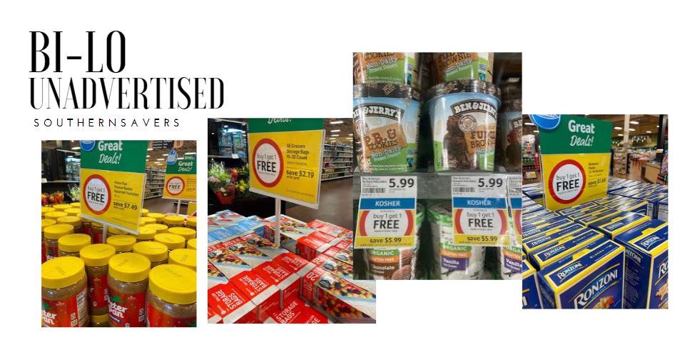 bi-lo unadvertised