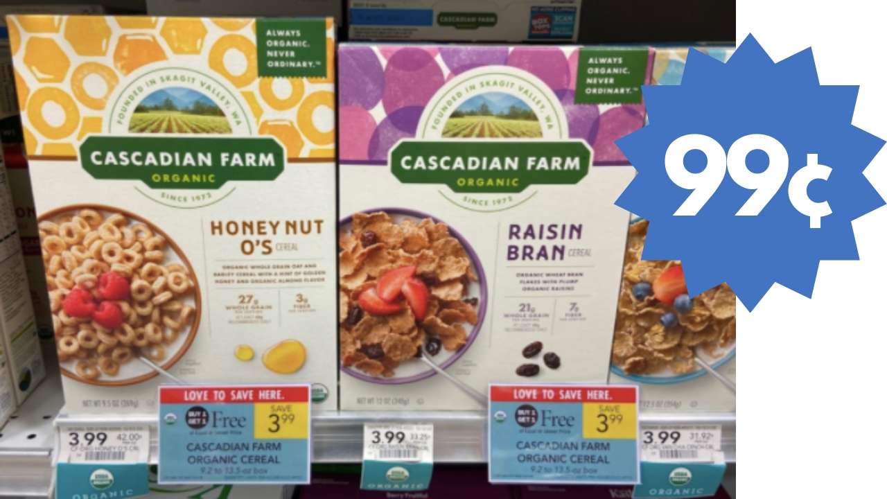 Cascadian Farm Coupon 99¢ at Various Stores Southern Savers