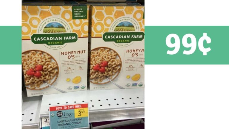 Cascadian Farm Coupon | Organic Granola or Cereal for 99¢ :: Southern ...