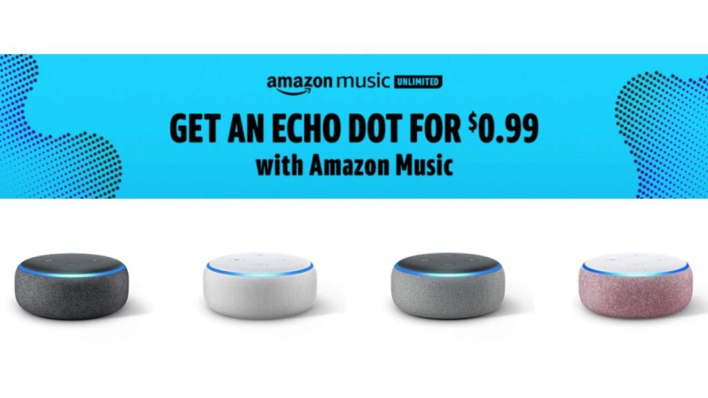 99¢ Echo Dot with Amazon Music Unlimited Southern Savers