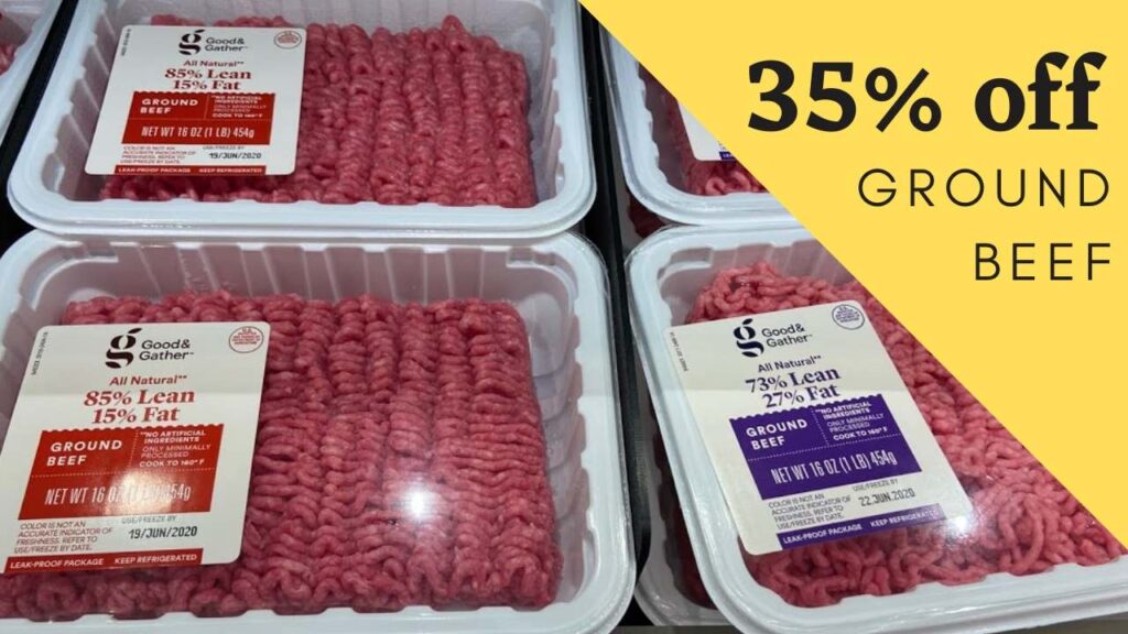 Target Circle Offer 35 Off Fresh Ground Beef Southern Savers