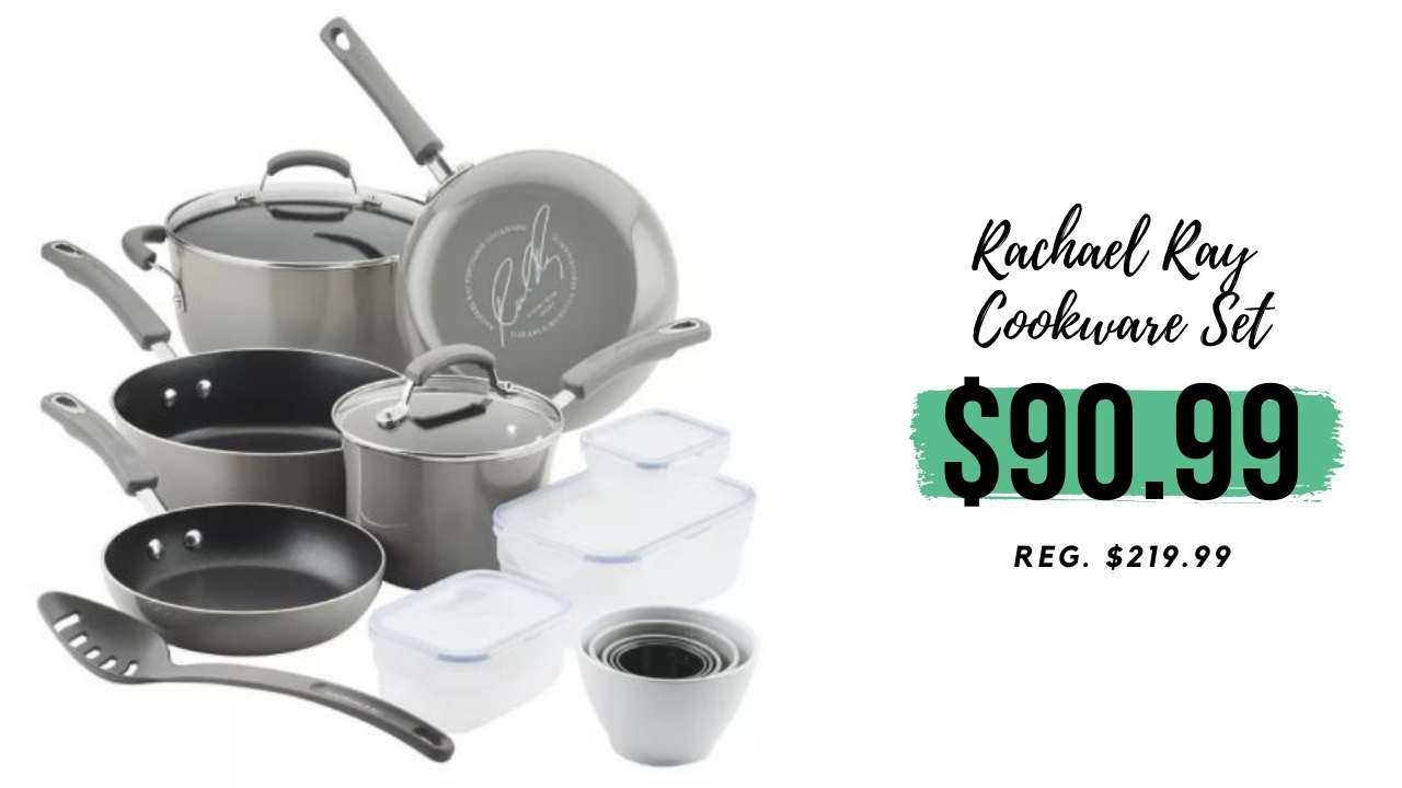 macy's rachael ray cookware set