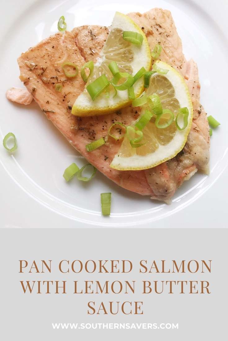 pan cooked salmon with lemon butter sauce