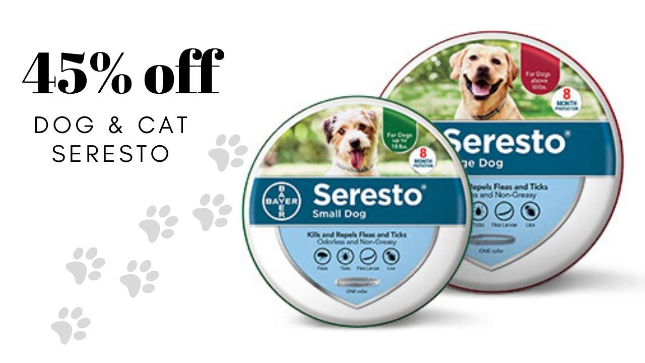 45% off Seresto 8 Month Flea \u0026 Tick 