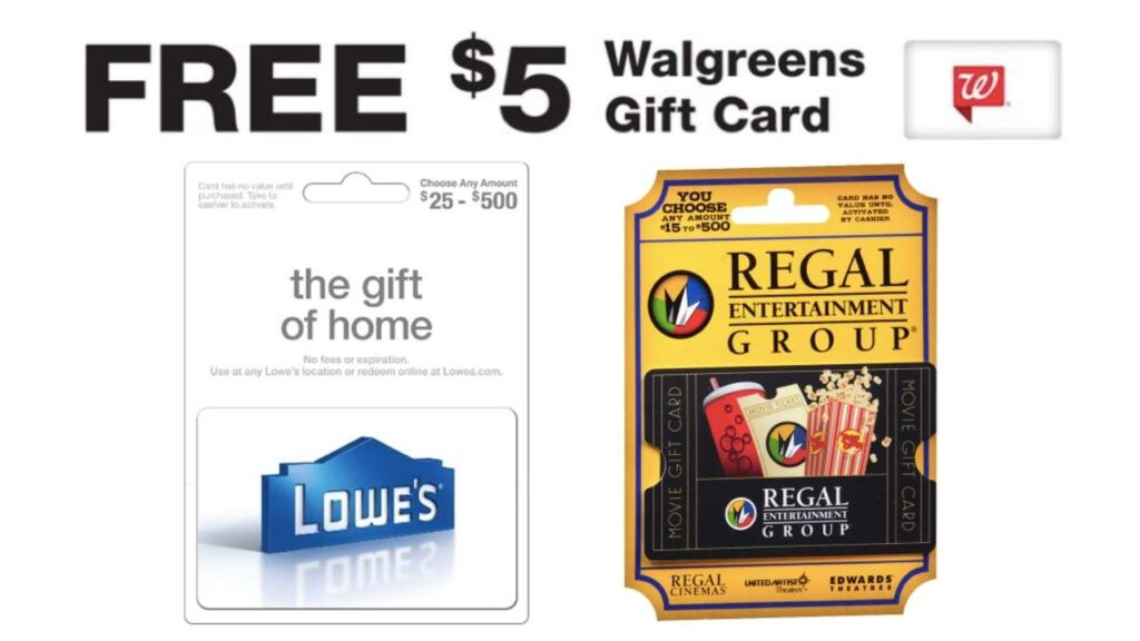 FREE 5 Walgreens Gift Card Southern Savers