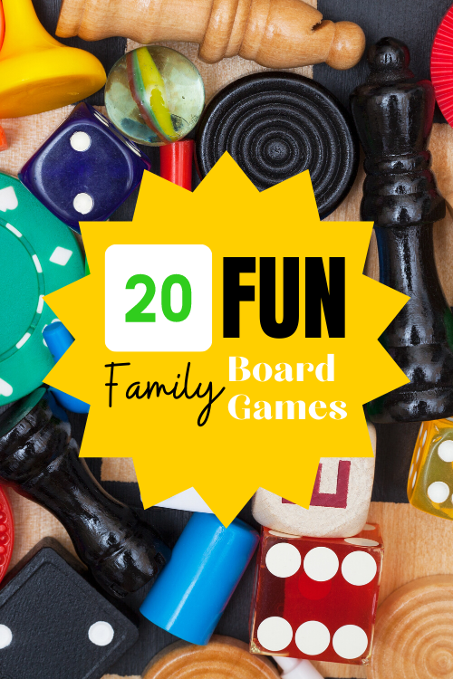 Whether you're traveling or staying home this summer, playing games together is a great way to bond. These 20 fun family board games are my favorite!