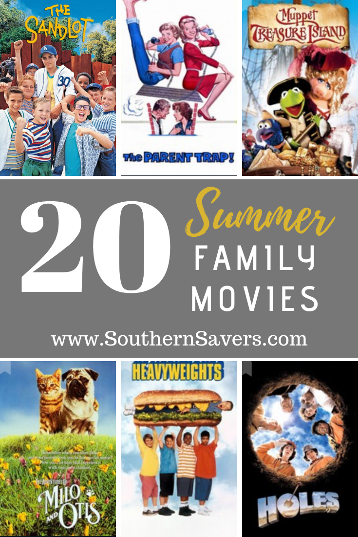 Finish off summer with a bang with a movie night that gives you all of the summer feels. These 20 summer family movies are a great place to start!