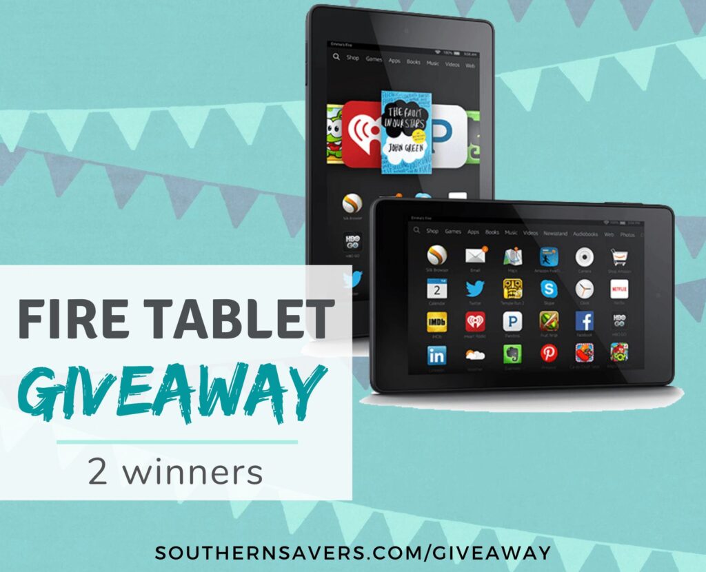 Back to School Giveaways Win An Amazon Fire 7 Tablet Southern Savers