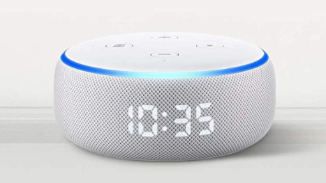 amazon echo with clock