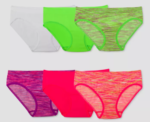 girls' underwear 6-pack