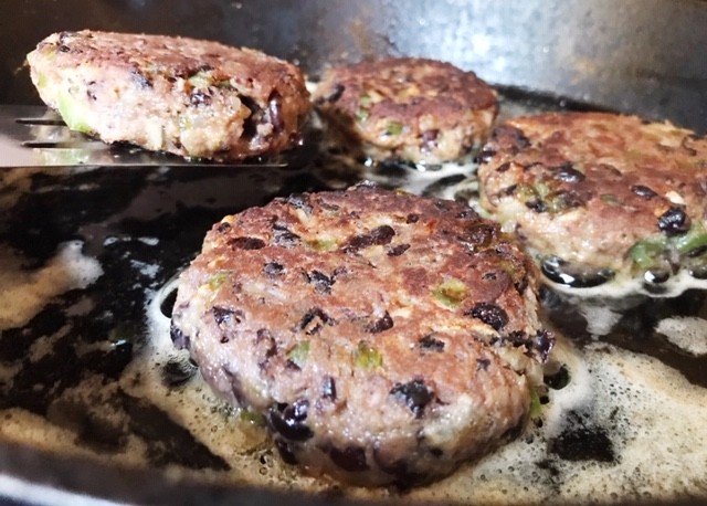 black bean patties