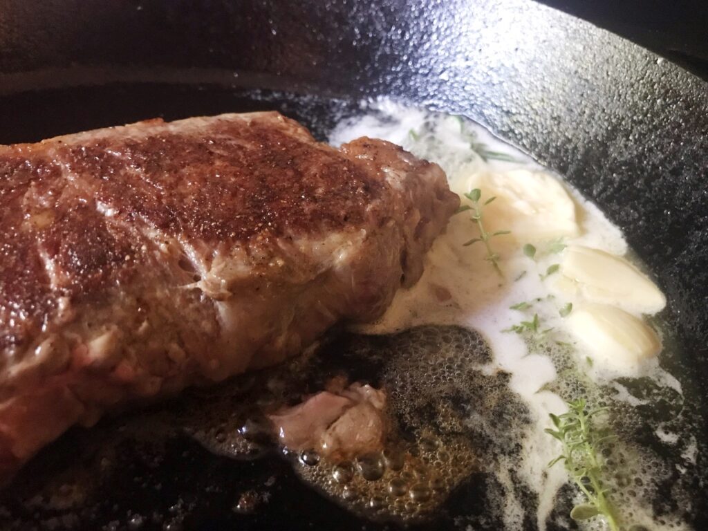 How to Cook a PanSeared New York Strip Steak Southern Savers