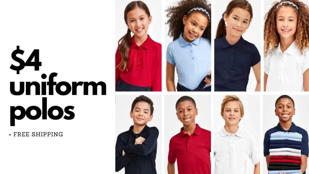 School Uniform Polos 4 Shipped (reg. 10+) Southern Savers