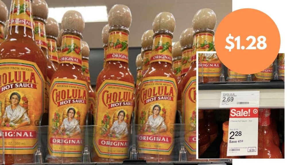 1.28 Cholula Hot Sauce at Target Southern Savers