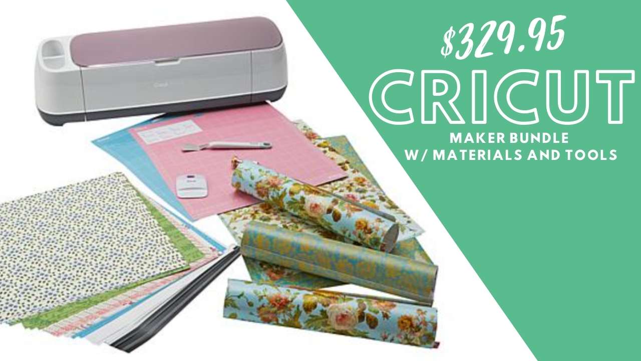 Cricut Maker with Material & Tool Bundle, 329.95 Shipped Southern