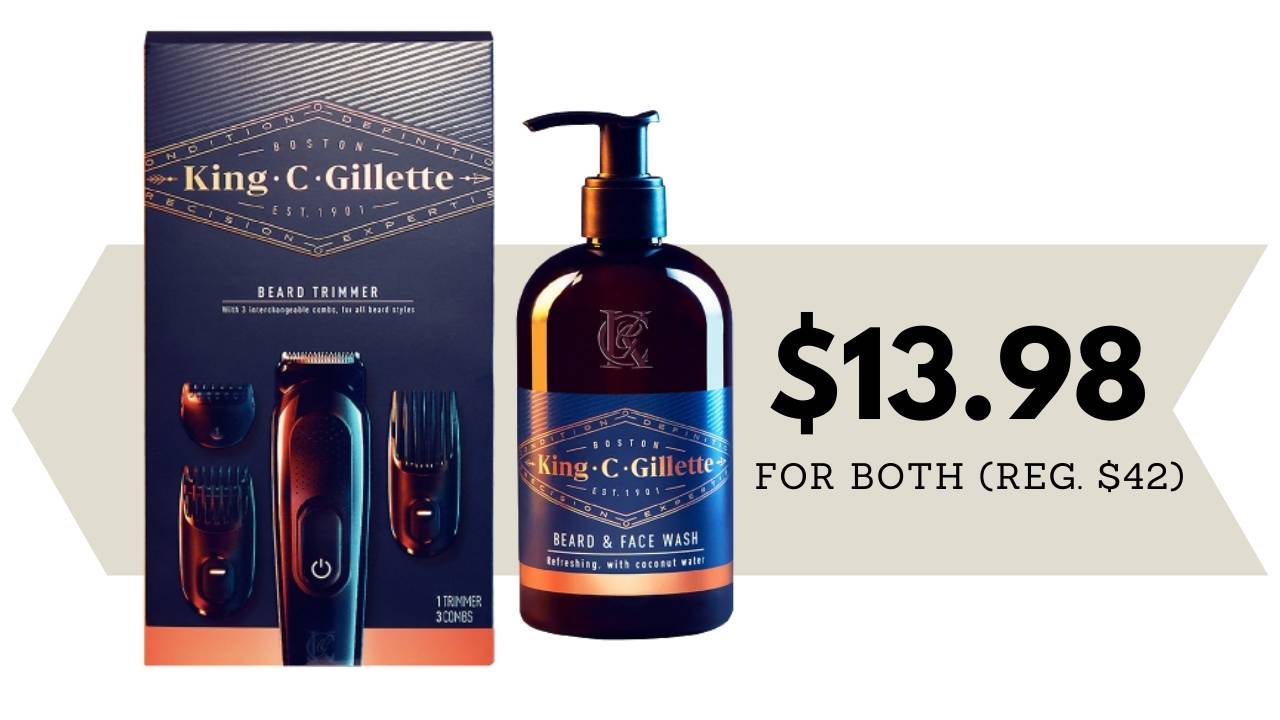 king c gillette beard trimmer