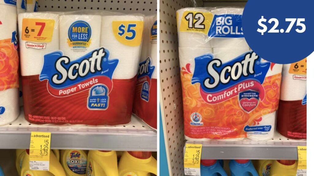 2 75 Scott Paper Towels Bath Tissue Walgreens Deal Southern Savers