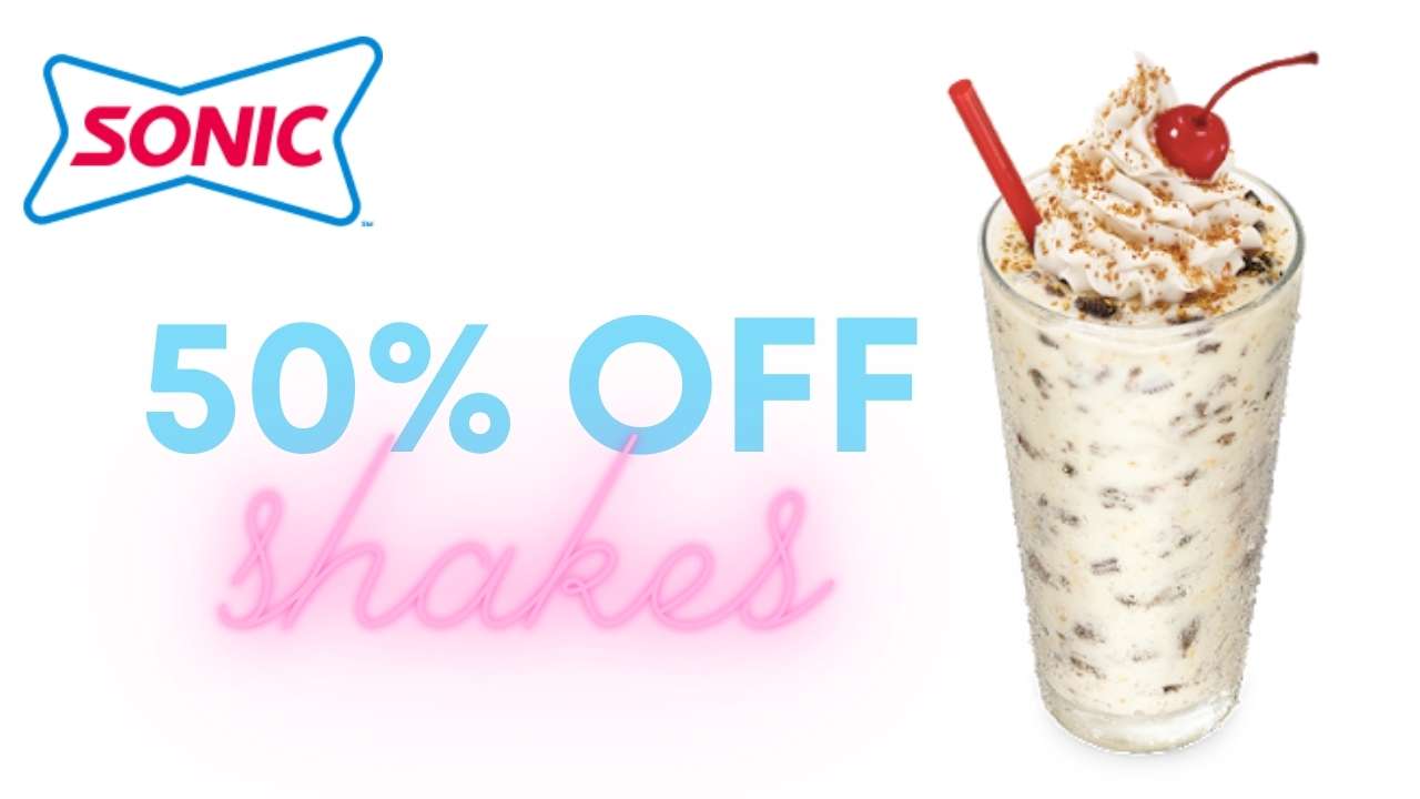 Sonic Drive-In: Half-Price Shakes After 8 PM - wide 9