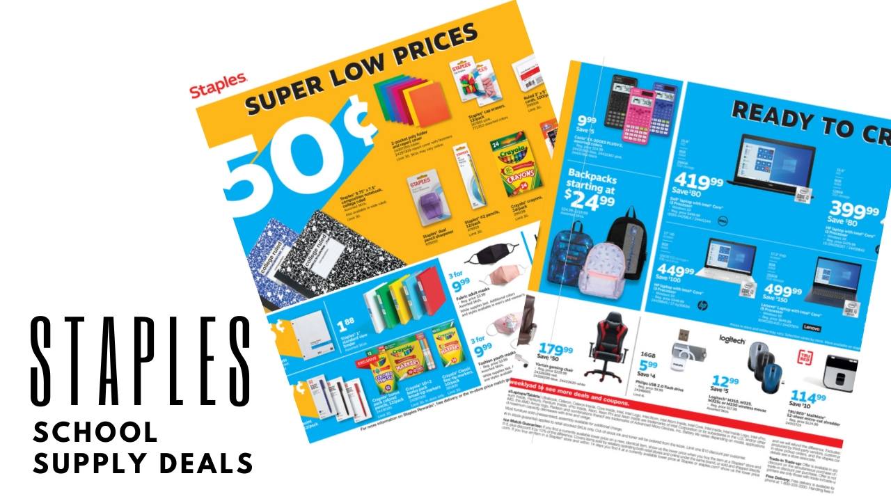 10 Tips to Save on Back to School at Staples - Coupons, Rewards