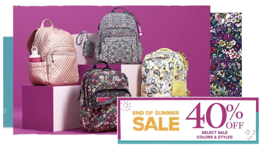 vera bradley summer sale