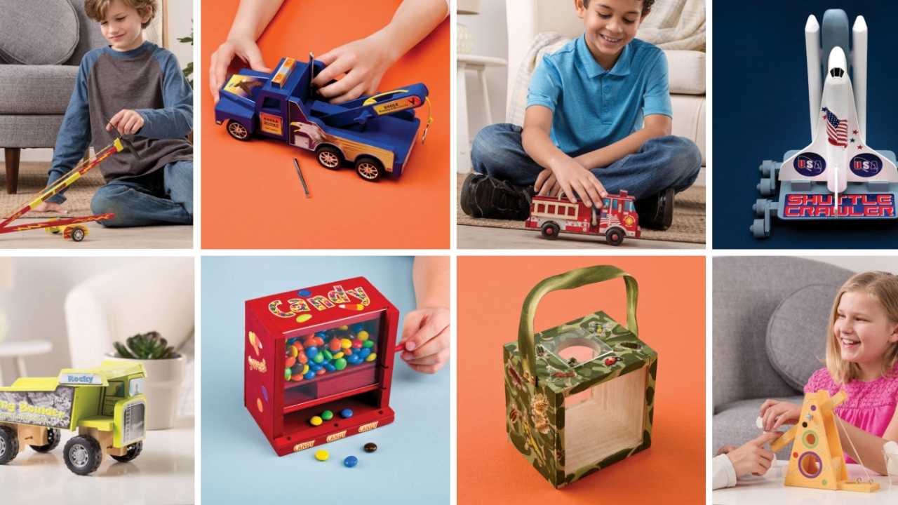 Woodworking Kits for Kids - Young Woodworkers Kit Club is 75% off